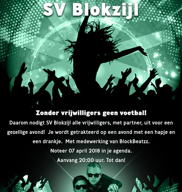 Vrijwilligersavond SV Blokzijl