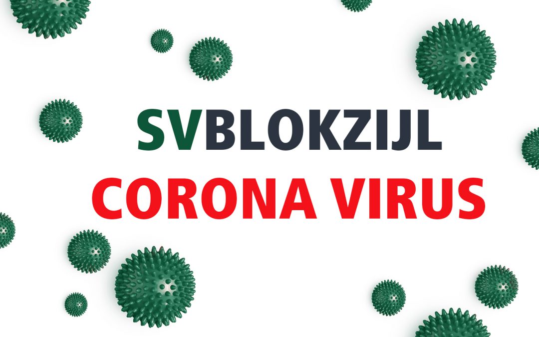 Corona Virus SV Blokzijl Update 01 april 2020