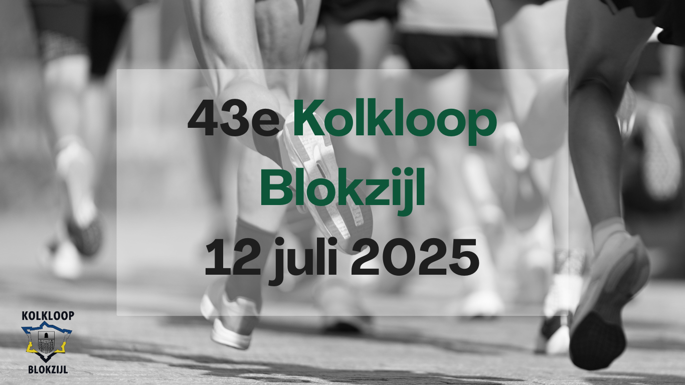 Banner Kolkloop Blokzijl - 2025