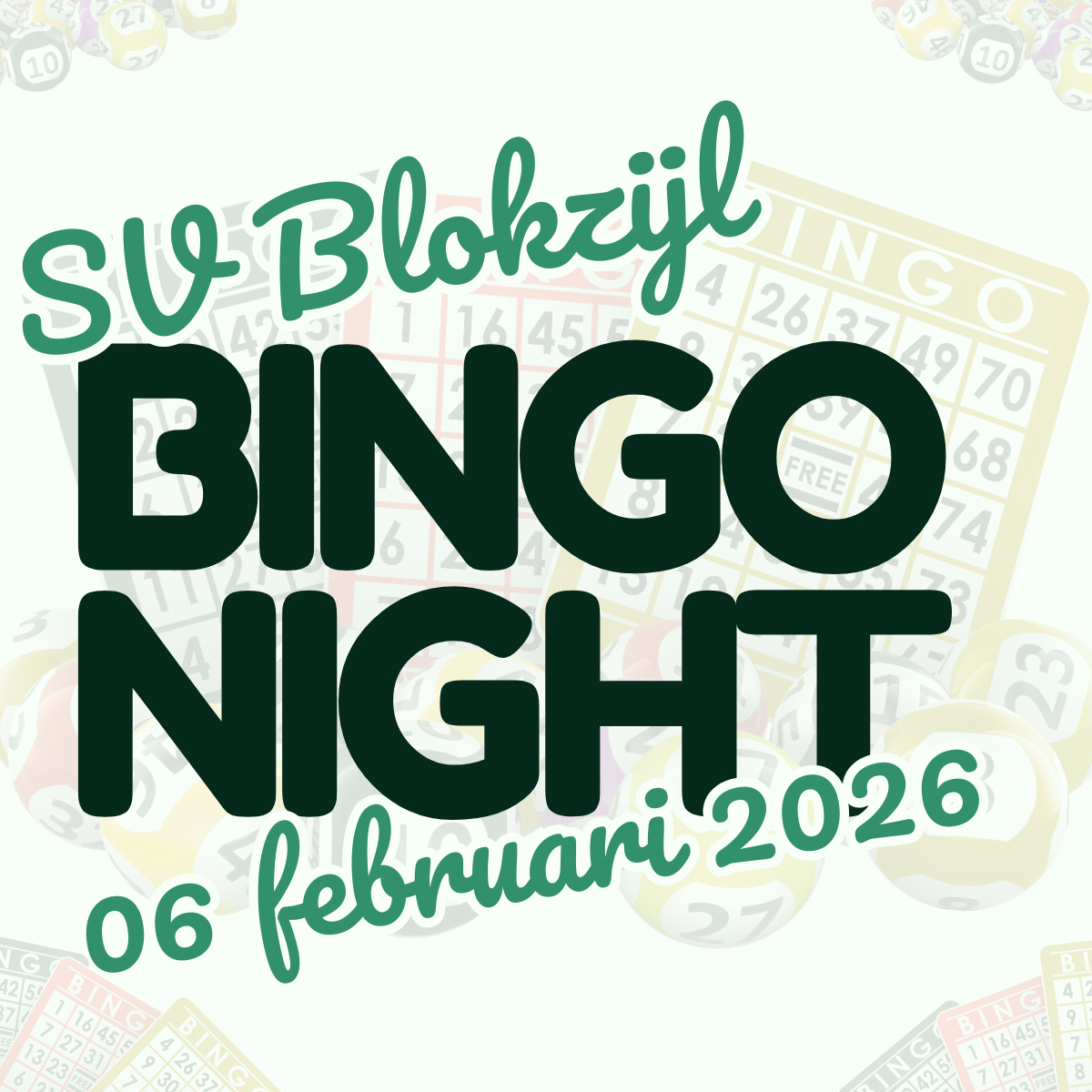 Bingonight 2026 Dames 7x7 SV Blokzijl - Productafbeelding